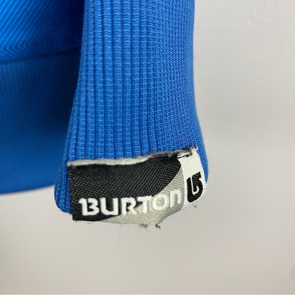 Burton Mens Snowboard Dryride Hoodie Sweater Small Blue Striped - Picture 4 of 15